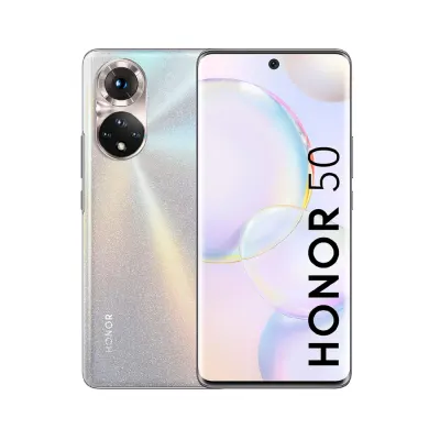 Honor 50 5G, Dual SIM, Frost Crystal, 8GB RAM 256GB ROM – Middle East Version