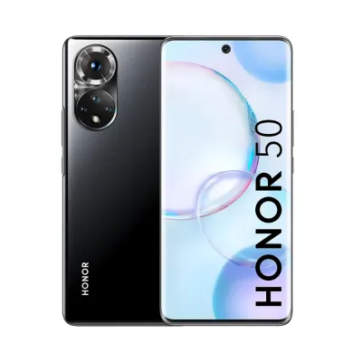Honor 50 5g, Dual SIM, Midnight Black, 8GB RAM 256GB ROM – Middle East Version
